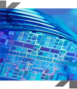 Professionnelle de santé manipulant un appareil médical en environnement clinique